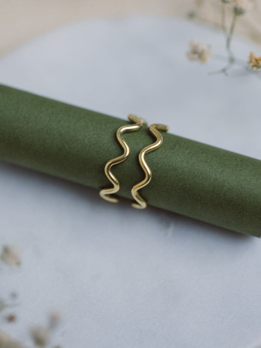 Double Wave Ring