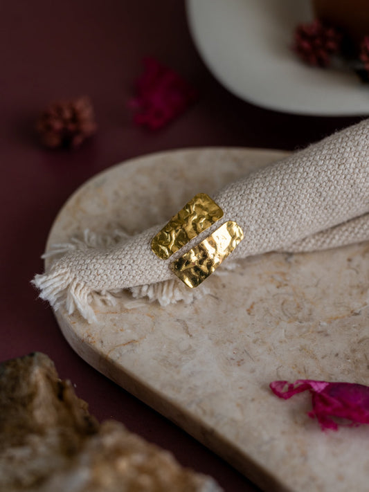 Planished Statement Ring